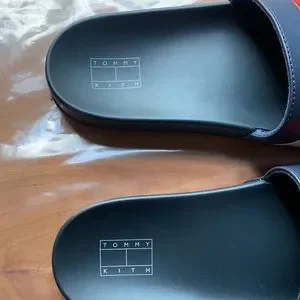 KITH Tommy Hilfiger laurel slides navy blue white red size 10 brand new no box KITH x Tommy Hilfiger Laurel Sandals Slides Sz 12 (Summer  main image 2